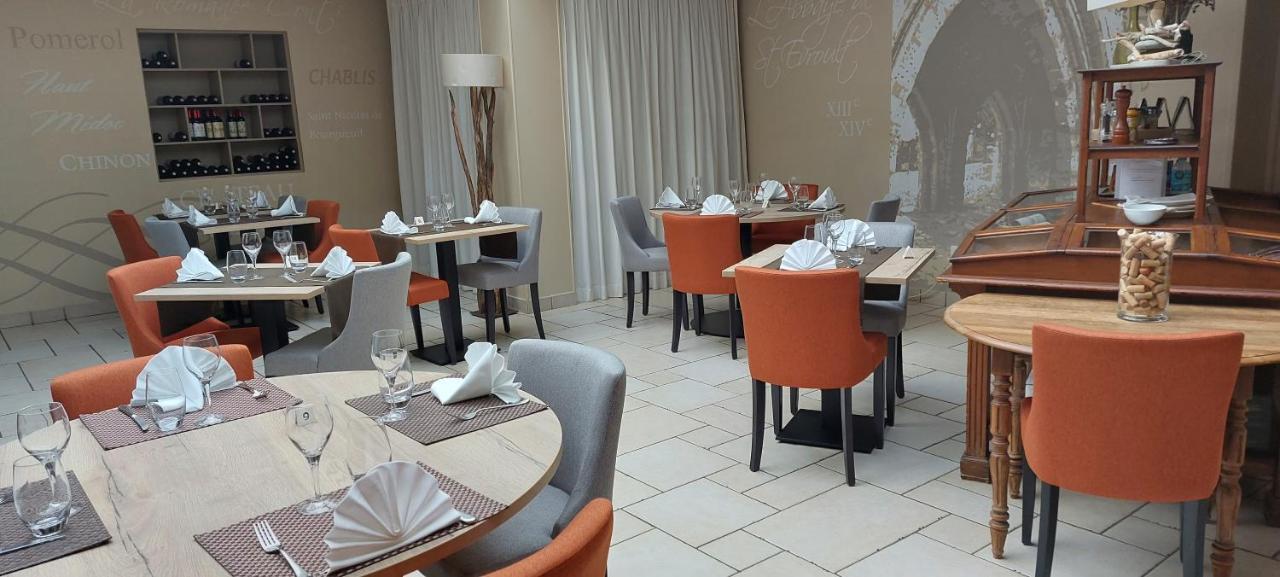 Logis Hotel Restaurant Le Relais De L'Abbaye Saint-Evroult-Notre-Dame-du-Bois Luaran gambar